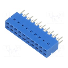1 pcs x Amphenol Communications Solutions - 87606-310LF - Socket, PCB to PCB, Dubox®, female, PIN: 20, straight, 2.54mm, THT