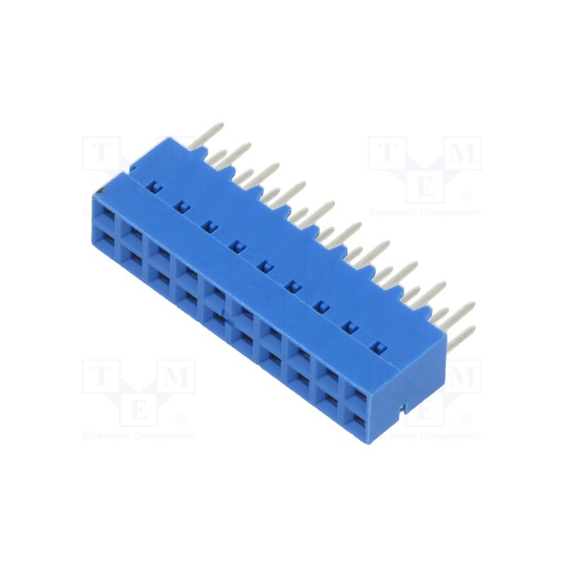 1 pcs x Amphenol Communications Solutions - 87606-310LF - Socket, PCB to PCB, Dubox®, female, PIN: 20, straight, 2.54mm, THT