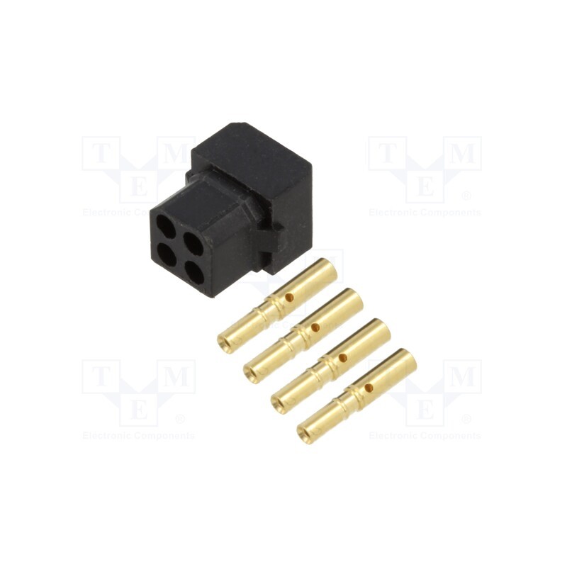 1 pcs x HARWIN - M80-8880405 - Plug, wire-wire/PCB, female, Datamate L-Tek, 2mm, PIN: 4, crimped