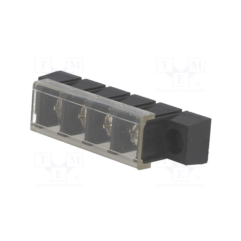 1 pcs x DEGSON ELECTRONICS - DG58C-A-04P-13-00A(H) - PCB terminal block, straight, 10mm, ways: 4, THT,screw terminal