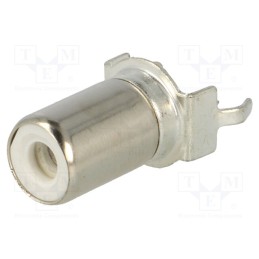 1 pcs x KEYSTONE - 584 - Socket, RCA, female, straight, THT, brass, tinned, on PCBs