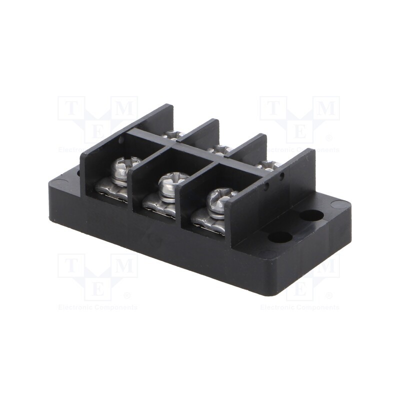 1 pcs x ECE - ETBT14030K300Z - Terminal block, screw terminal, 4mm2, 300V, 30A, ways: 3, screw