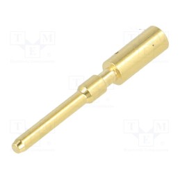 1 pcs x HUMMEL - A712-7010901541 - Contact, male, 1.5mm, gold-plated, 2.5mm2, M12 Power, crimped