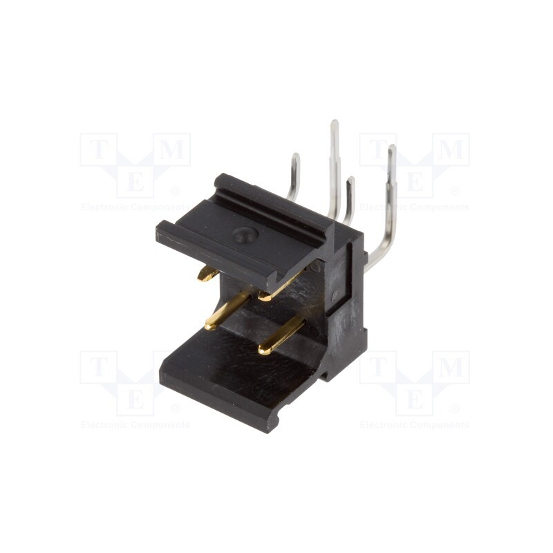 1 pcs x HARTING - 2519041202 - Connector: PCB to PCB, male, PIN: 4, har-modular®, THT, angled