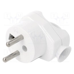 1 pcs x PCE - 9002221 - Connector: AC supply, male, plug, 2P+PE, 250VAC, 16A, white, PIN: 3