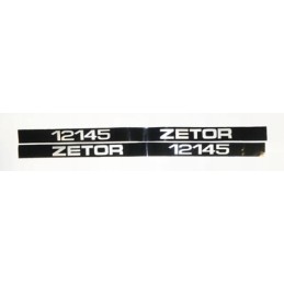 Zetor sign 12145 sticker set