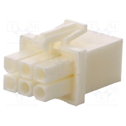 1 pcs x TE Connectivity - 794895-1 - Plug, wire-wire, female, Mini Universal MATE-N-LOK, 4.14mm, PIN: 6