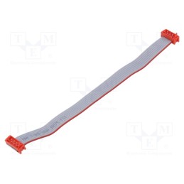 1 pcs x TE Connectivity - 2205062-2 - Cable: ribbon cable with connectors, PIN: 8, Layout: 2x4, plug