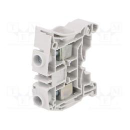 1 pcs x TE Connectivity - 1SNK512010R0000 (ZS25) - Splice terminal: rail, 0.5÷25mm2, ways: 1, terminals: 2, grey, SNK
