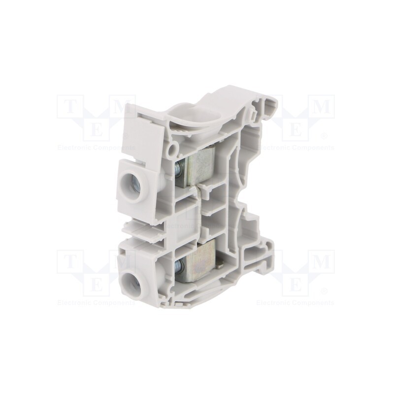 1 pcs x TE Connectivity - 1SNK512010R0000 (ZS25) - Splice terminal: rail, 0.5÷25mm2, ways: 1, terminals: 2, grey, SNK