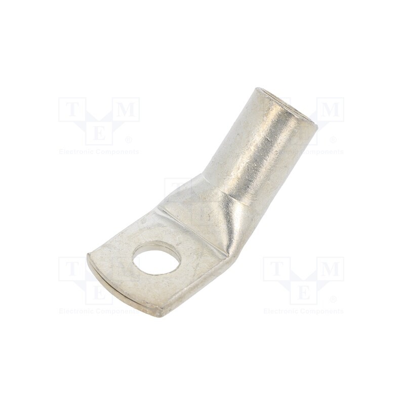 1 pcs x BM GROUP - BM0183745 - Tip: ring tube, M8, 50mm2, crimped, for cable, angled 45°, tinned