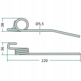 Reel finger z56957 john deere