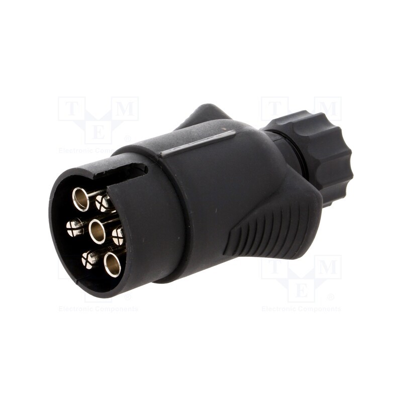 1 pcs x TESAT - W12-T7-11NI - Connector: automotive, plug, for cable, PIN: 7, screw terminal
