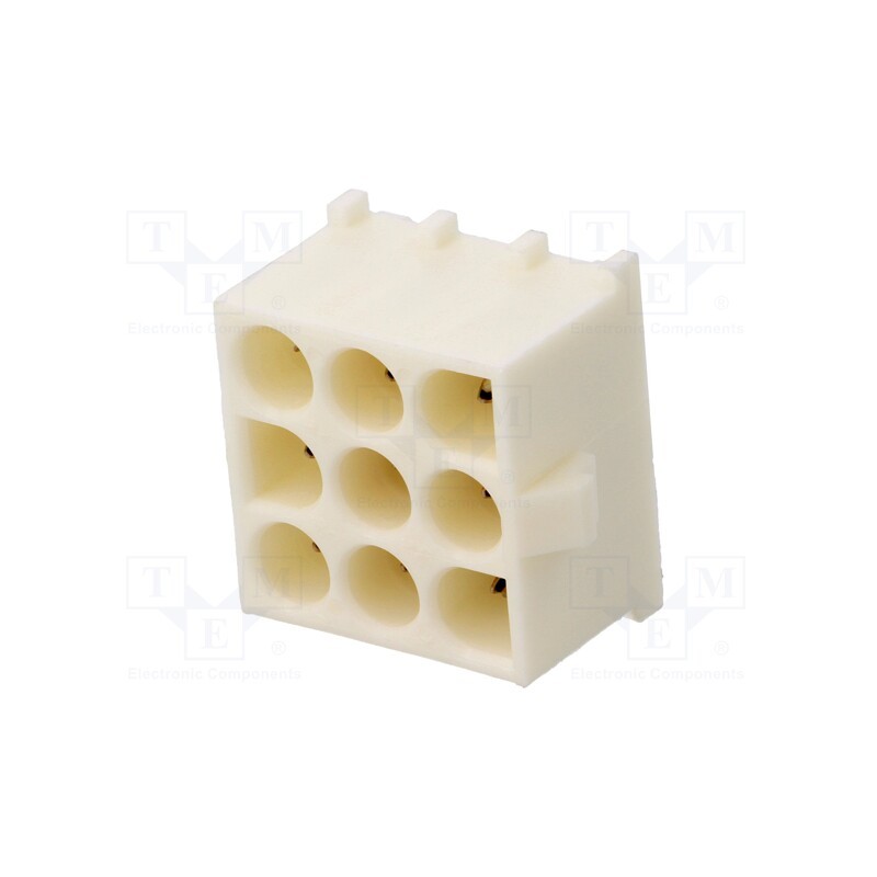 1 pcs x TE Connectivity - 350712-1 - Socket, wire-board, male, Universal MATE-N-LOK, 6.35mm, PIN: 9