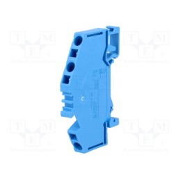 1 pcs x WAGO - 281-651 - Splice terminal: rail, 0.08÷4mm2, ways: 1, terminals: 3, blue, 281