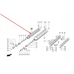 613766 0 ripper pressure roller