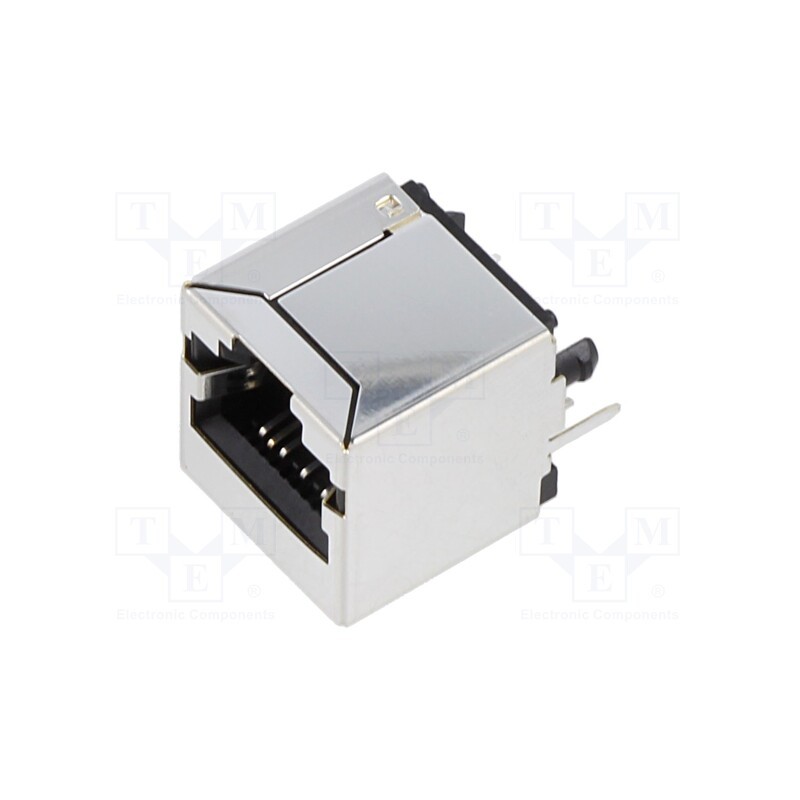 1 pcs x BEL FUSE - SS-7188VS-A-NF-50 - Socket, RJ45, PIN: 8, Cat: 5e, shielded, Layout: 8p8c, on PCBs, THT