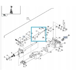 New Holland Case CNH 87607304 gas actuator