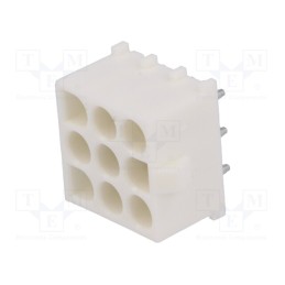 1 pcs x TE Connectivity - 350828-1 - Socket, wire-board, female, Universal MATE-N-LOK, 6.35mm, PIN: 9
