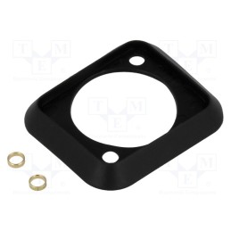 1 pcs x CLIFF - CP299902 - Socket gasket, black, XLR standard, 19x24mm, FT