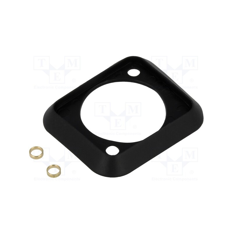 1 pcs x CLIFF - CP299902 - Socket gasket, black, XLR standard, 19x24mm, FT