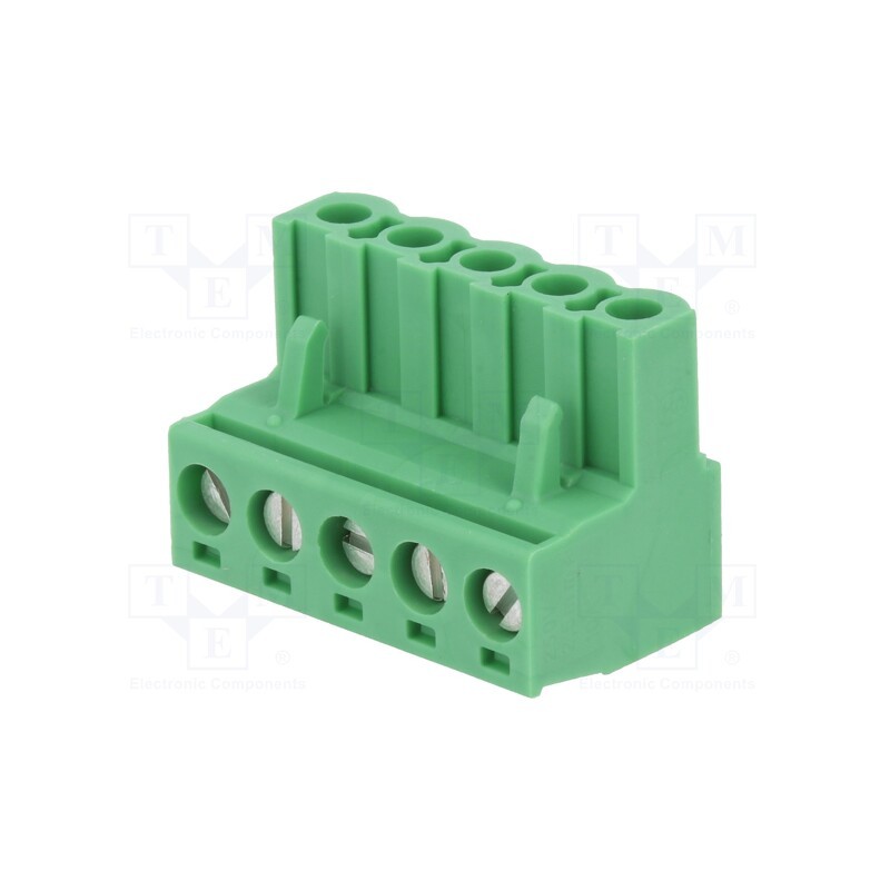 1 pcs x PHOENIX CONTACT - MSTB 2,5/ 5-ST-5,08 1757048 - Pluggable terminal block, 5.08mm, ways: 5, straight, plug, female