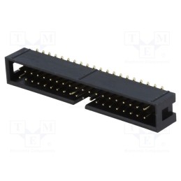1 pcs x Amphenol Communications Solutions - T821M140A1S100CEU-B - Socket, IDC, male, PIN: 40, vertical, SMT, gold flash, 2.54mm