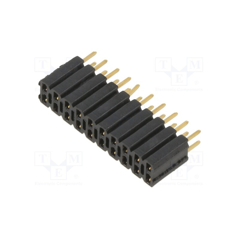 1 pcs x FISCHER ELEKTRONIK - BL2.20G - Socket, pin strips, female, PIN: 20, straight, 2.54mm, THT, 2x10