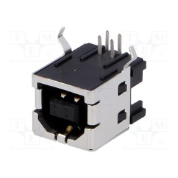 1 pcs x TE Connectivity - 292304-1 - Socket, USB B, THT, angled 90°, gold-plated