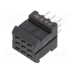 1 pcs x HARTING - 2529091101 - Connector: PCB to PCB, female, PIN: 9, har-modular®, THT, straight