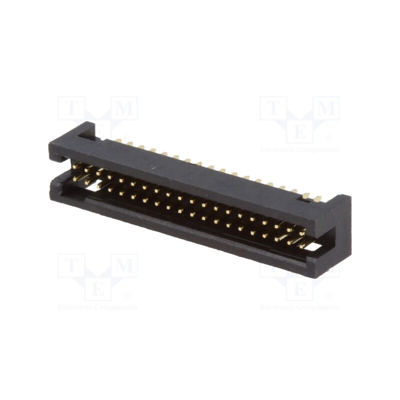 1 pcs x CONNFLY - DS1031-15-40V8B - Socket, IDC, male, PIN: 40, straight, THT, gold flash, 1.27mm