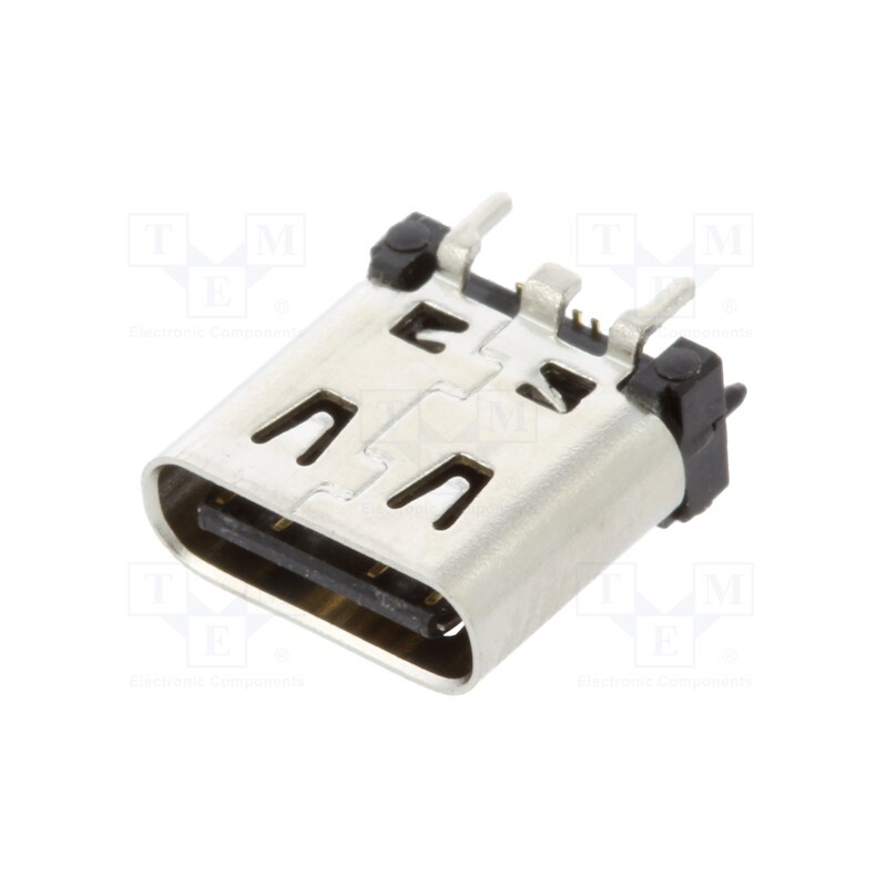 1 pcs x MOLEX - 219320-0001 - Socket, USB C, on PCBs, SMT, PIN: 16, vertical, USB 3.1, 5A, reel