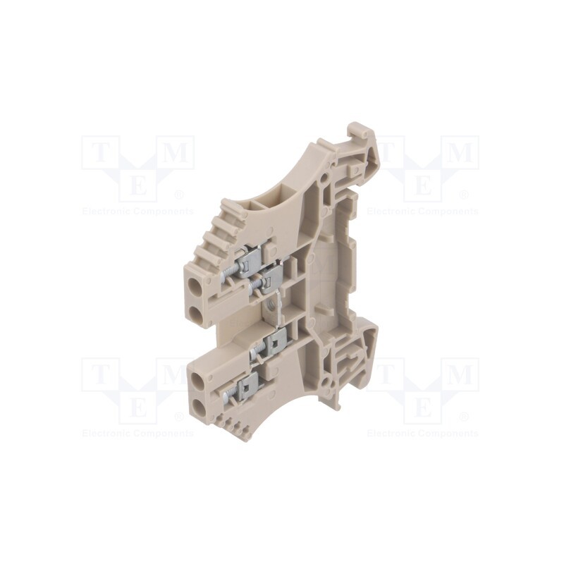 1 pcs x WEIDMu00dcLLER - 1031400000 WDU 1.5/ZZ - Splice terminal: rail, 1.5mm2, ways: 1, terminals: 4, beige, wemid