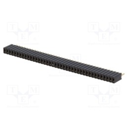 1 pcs x CONNFLY - DS1065-07-1*40S8BV - Socket, pin strips, female, PIN: 40, straight, 1.27mm, THT, 1x40