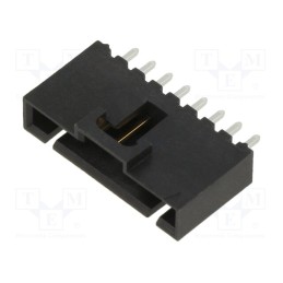 1 pcs x MOLEX - 705430007 - Socket, wire-board, male, SL, 2.54mm, PIN: 8, THT, gold-plated