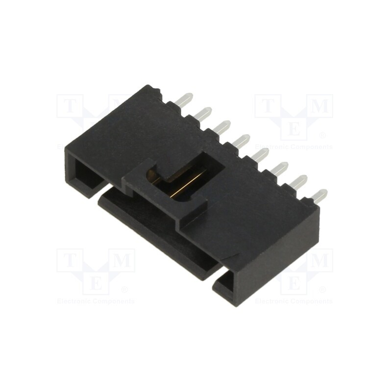 1 pcs x MOLEX - 705430007 - Socket, wire-board, male, SL, 2.54mm, PIN: 8, THT, gold-plated