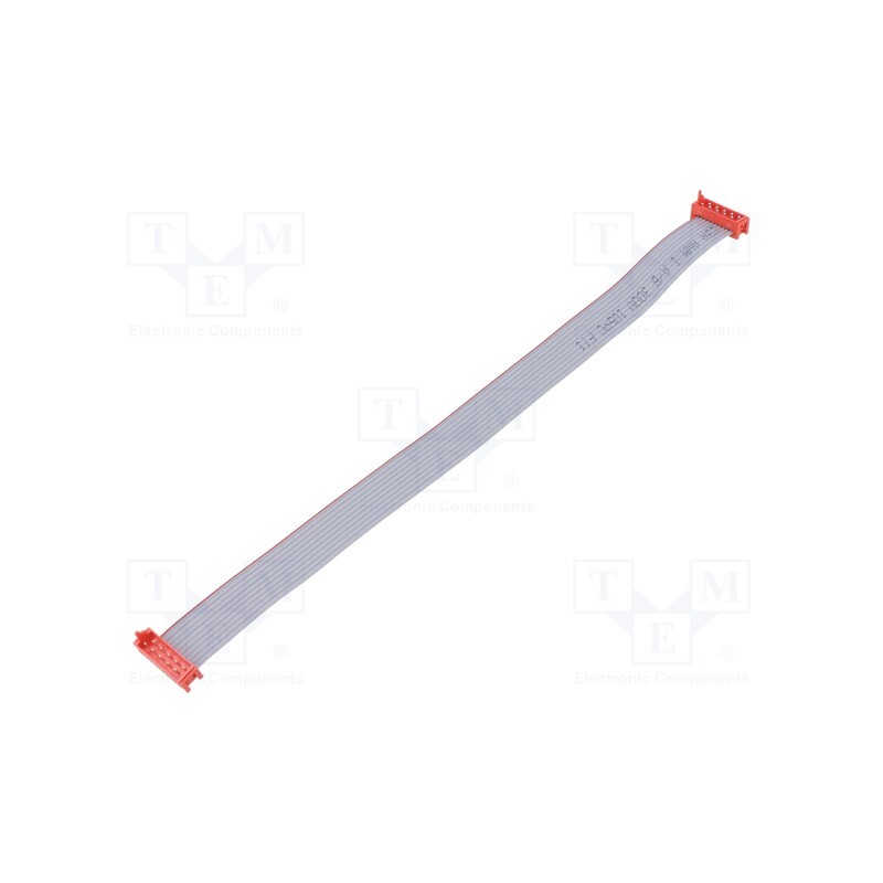 1 pcs x TE Connectivity - 2205063-3 - Cable: ribbon cable with connectors, PIN: 10, Layout: 2x5, plug