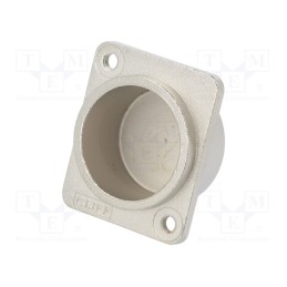 1 pcs x CLIFF - CP30400M3 - Protection cap, silver, metal, XLR standard, Holes pitch: 19x24mm