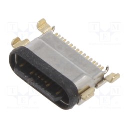1 pcs x Global Connector Technology (GCT) - USB4720-GF-A - Socket, C, SMT, PIN: 16, horizontal, middle board mount, USB 2.0