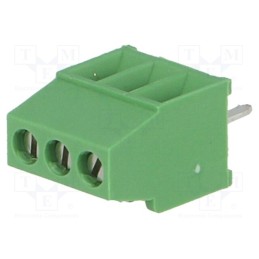 1 pcs x TE Connectivity - 282834-3 - PCB terminal block, angled 90°, 2.54mm, ways: 3, on PCBs, terminal