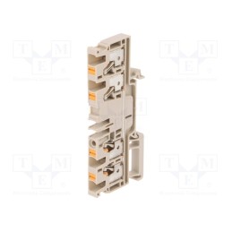 1 pcs x WEIDMu00dcLLER - 2051500000 A4C 4 - Splice terminal: rail, 4mm2, ways: 1, terminals: 4, beige, wemid