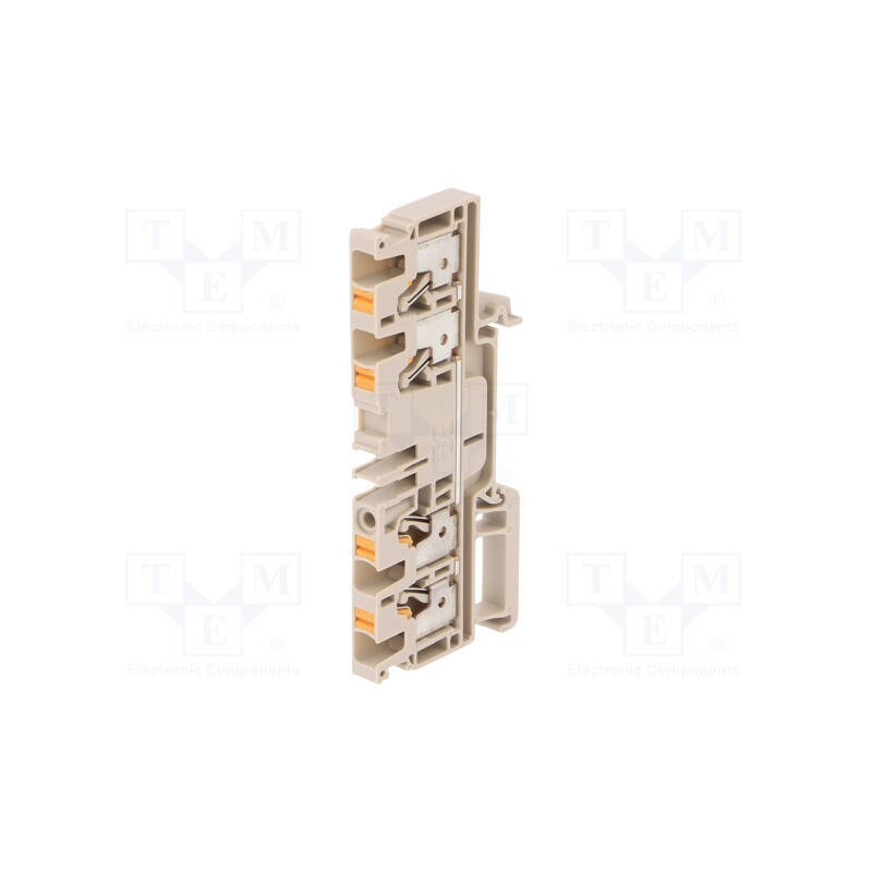 1 pcs x WEIDMu00dcLLER - 2051500000 A4C 4 - Splice terminal: rail, 4mm2, ways: 1, terminals: 4, beige, wemid
