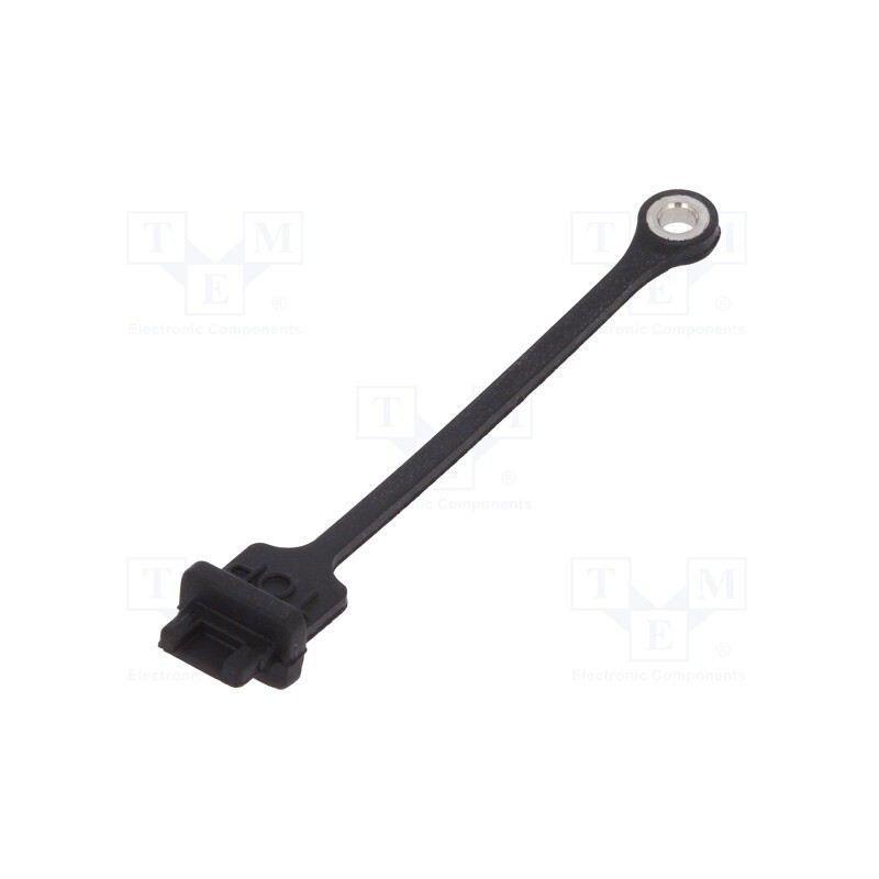 1 pcs x Amphenol Communications Solutions - MUSB-2K15-015BP - Protection cap, MUSB, Application: USB AB micro sockets, black