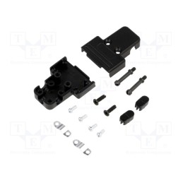 1 pcs x MH CONNECTORS - MHTRI-9-P-K - Enclosure: for D-Sub connectors, D-Sub 9pin,D-Sub HD 15pin