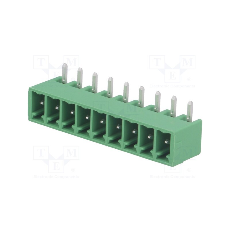 1 pcs x PHOENIX CONTACT - MC 1,5/ 9-G-3,81 1803345 - Pluggable terminal block, 3.81mm, ways: 9, angled 90°, socket