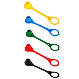 Plug dust cover for euro sockets and plugs