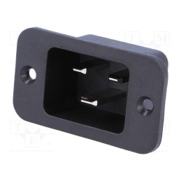 1 pcs x SCHURTER - 4798.9 - Connector: AC supply, socket, male, 16A, 250VAC, IEC 60320, C20 (I)