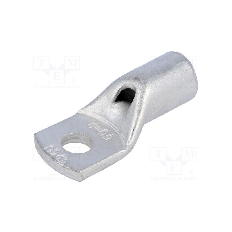 1 pcs x OUNEVA - VA01-0055 PK508 - Tip: ring tube, M8, 50mm2, crimped, for cable, tinned, L: 49mm