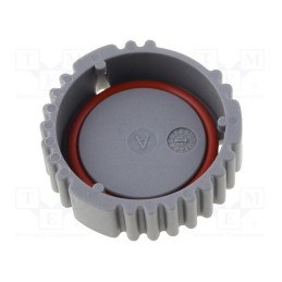 1 pcs x AMPHENOL - AHDC-16-9 - Accessories: socket cover, AHD, PIN: 9, grey