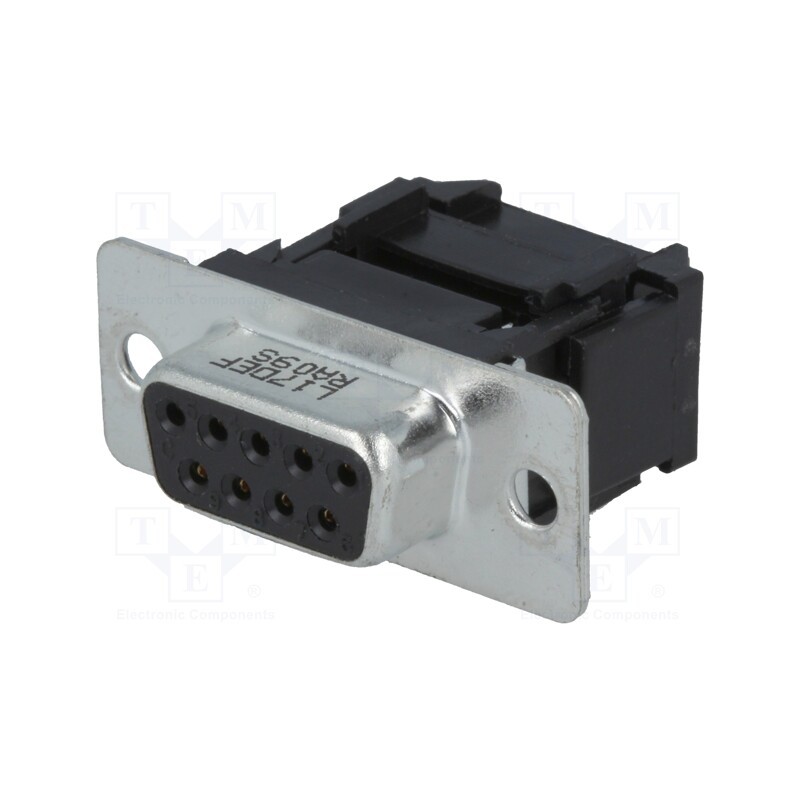 1 pcs x Amphenol Communications Solutions - L17DEFRA09S - D-Sub, PIN: 9, plug, female, for ribbon cable, IDC, 5A, 250V, 20mΩ